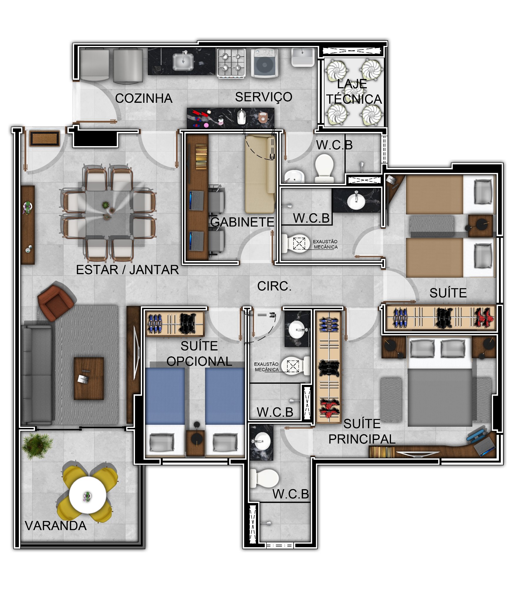 97m²